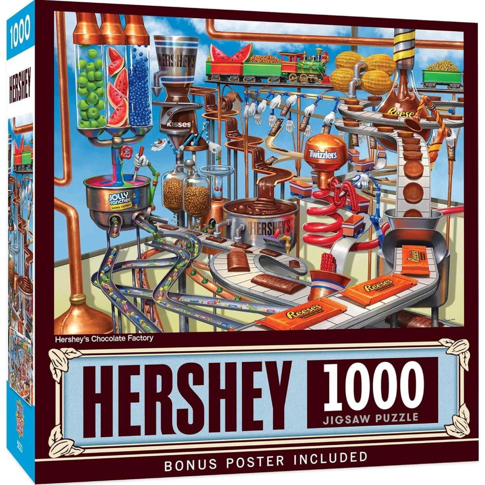 imageMasterPieces 1000 Piece Jigsaw Puzzle for Adults Family Or Youth  Hersheys Matrix  1925x2675Hersheys Chocolate Factory