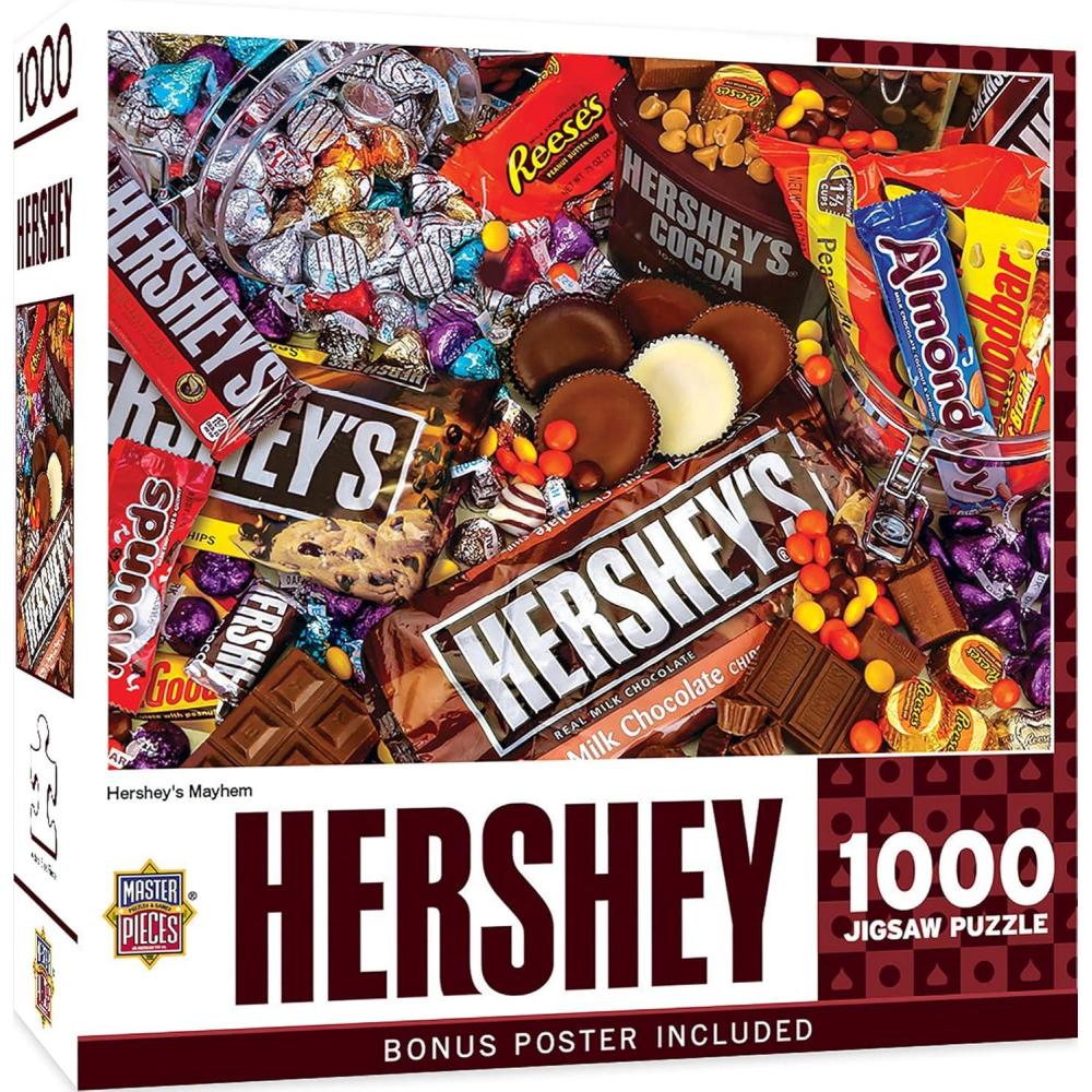 imageMasterPieces 1000 Piece Jigsaw Puzzle for Adults Family Or Youth Hersheys Matrix 1925x2675Hersheys Mayhem
