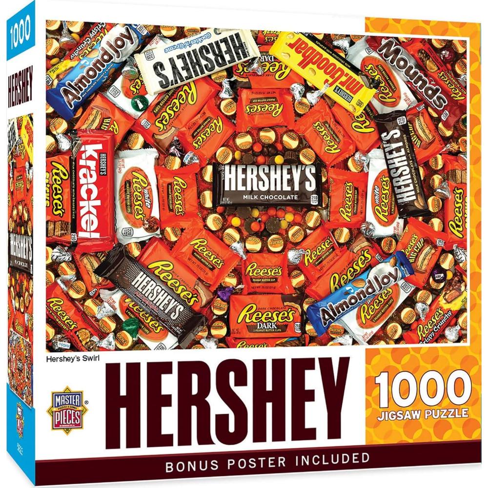 imageMasterPieces 1000 Piece Jigsaw Puzzle for Adults Family Or Youth  Hersheys Matrix  1925x2675Hersheys Swirl