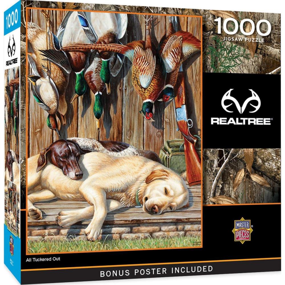 imageMasterPieces 1000 Piece Jigsaw Puzzle for Adults Family Or Youth Open Season 1925x2675All Tuckered Out