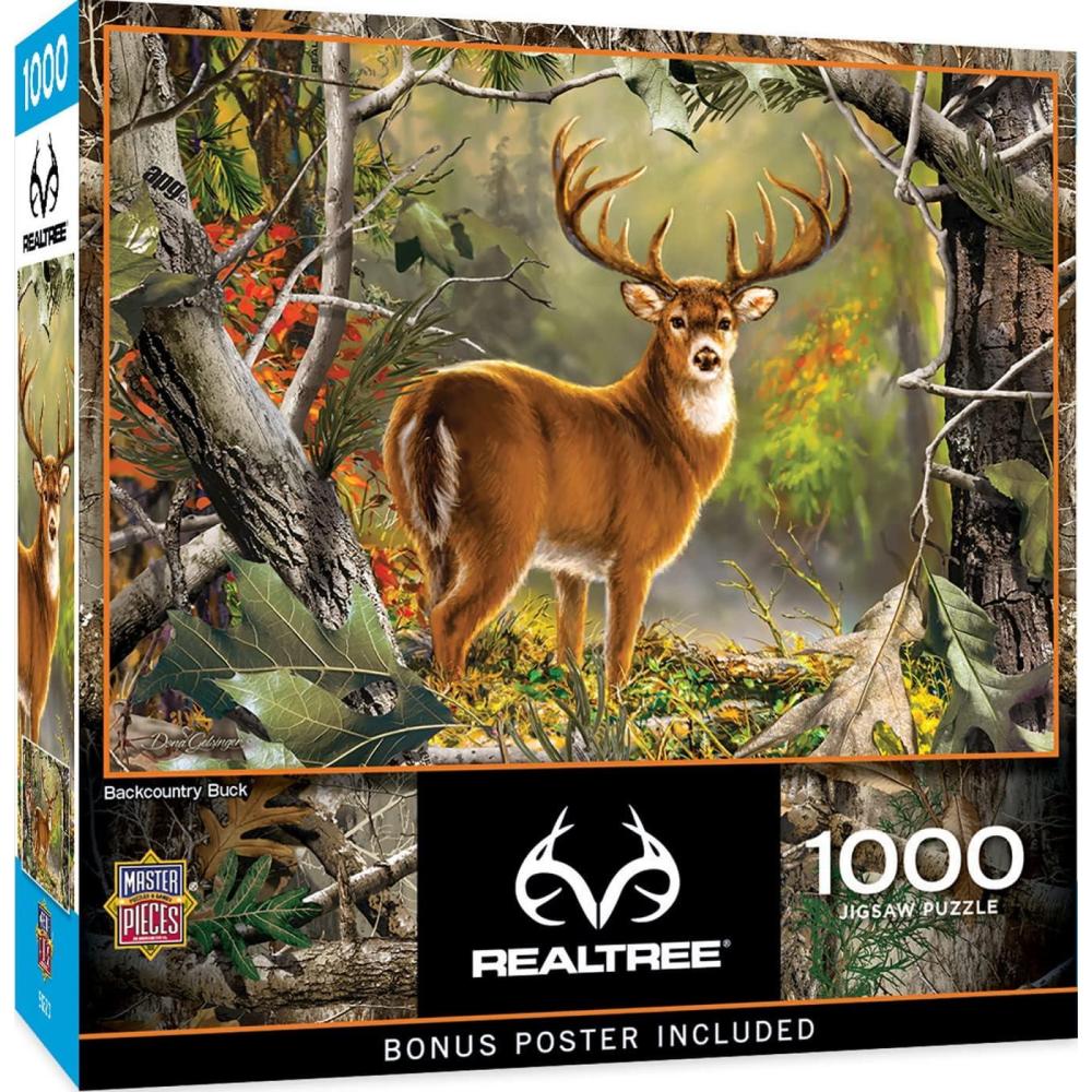imageMasterPieces 1000 Piece Jigsaw Puzzle for Adults Family Or Youth  Open Season  1925x2675Backcountry Buck