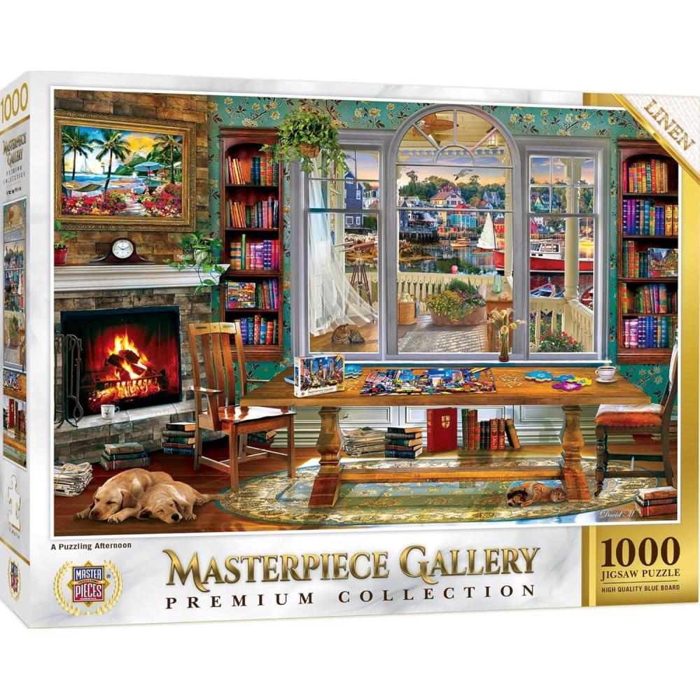imageMasterPieces 1000 Piece Jigsaw Puzzle for Adults Family Or Youth The Barnyard Crowd 2675x 1925A Puzzling Afternoon