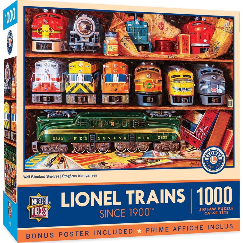 imageMasterPieces 1000 Piece Jigsaw Puzzle for Adults Family Or Youth The Lionel Store 1925x2675Well Stocked Shelves