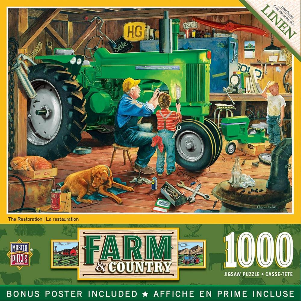 imageMasterPieces 1000 Piece Jigsaw Puzzle for Adults Family Or Youth  The Restoration  1925x26751000 Piece
