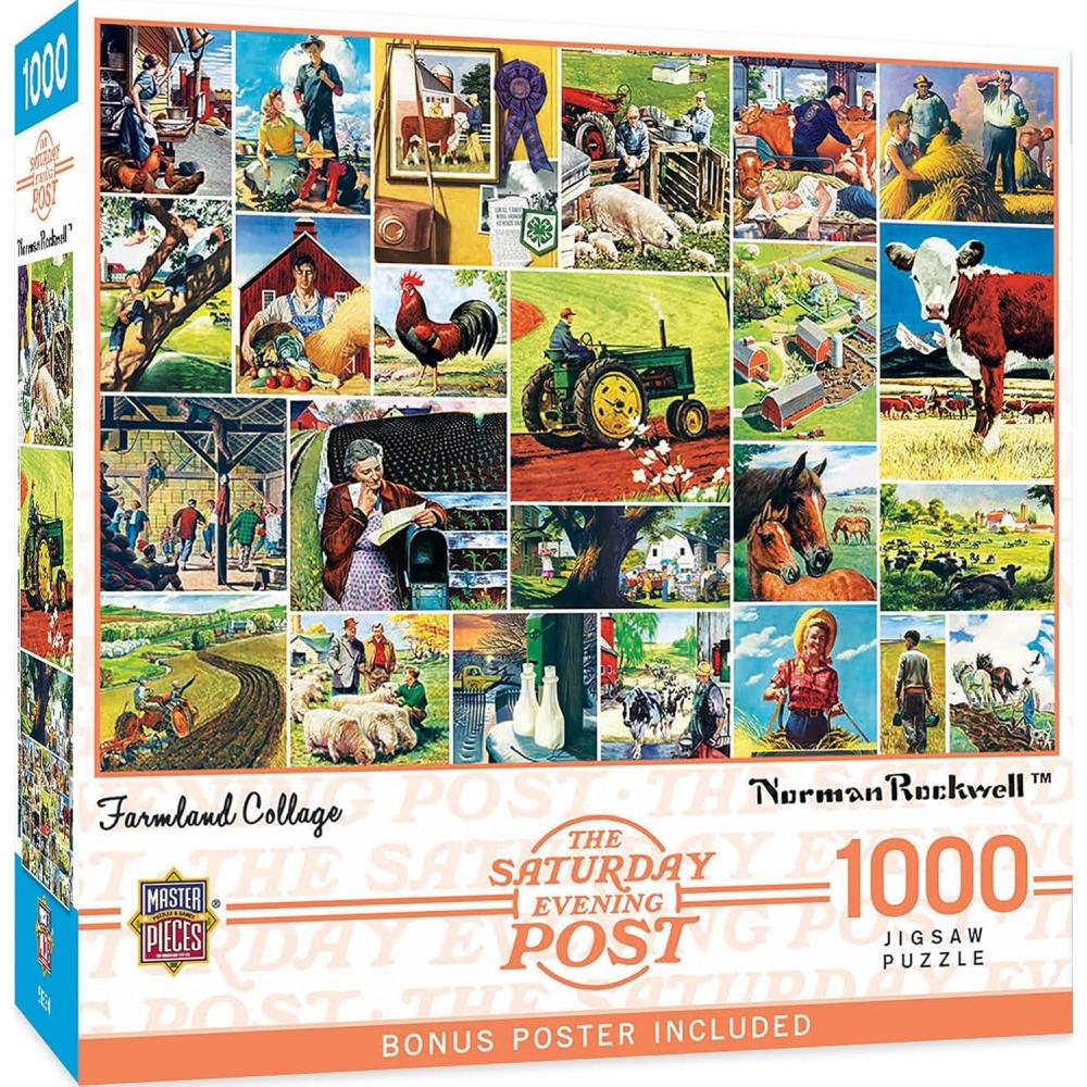 imageMasterPieces 1000 Piece Jigsaw Puzzle for Adults Family Or Youth The Runaway 1925x2675Farmland
