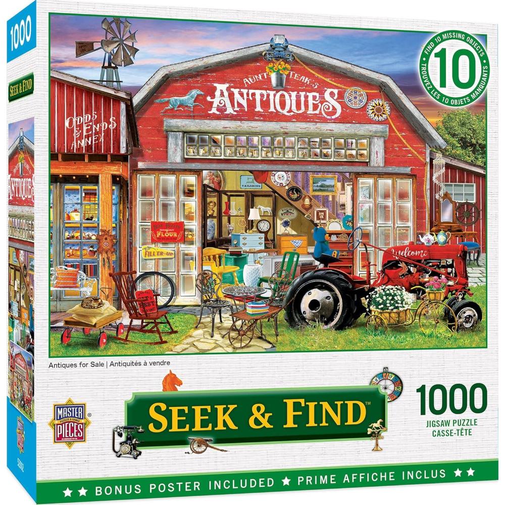 imageMasterPieces 1000 Piece Seek amp Find Jigsaw Puzzle for Adults Family Or Youth Van Life 1925x2675Antiques for Sale