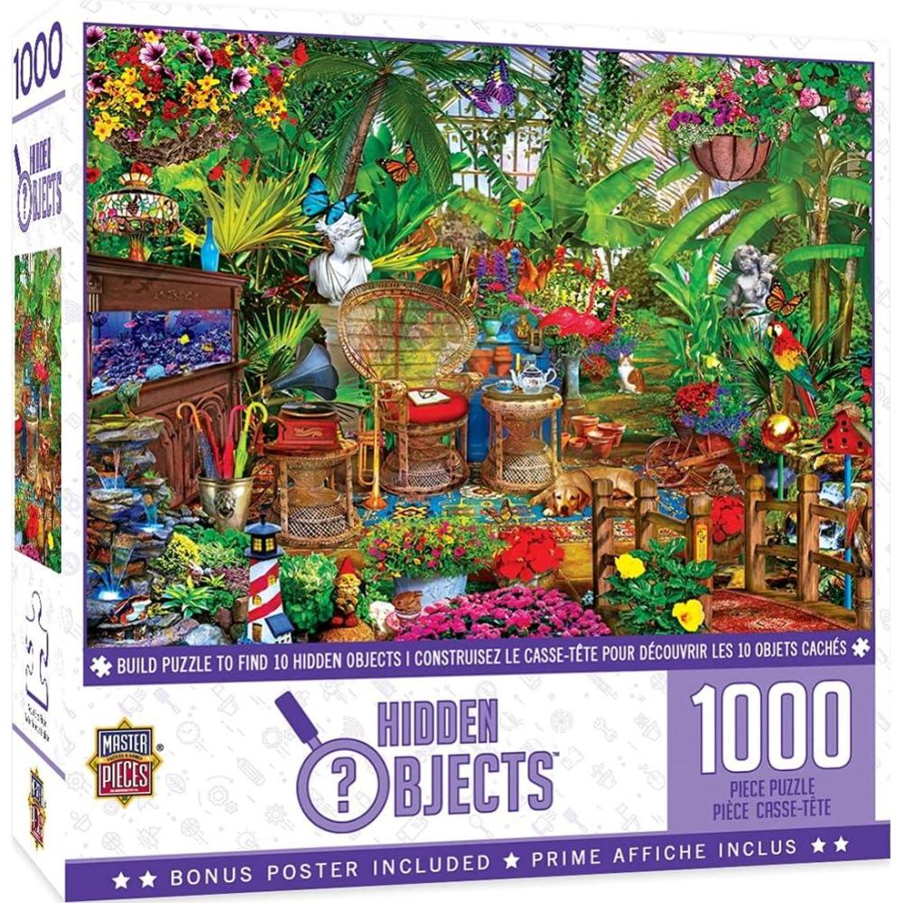 imageMasterPieces 1000 Piece Seek amp Find Jigsaw Puzzle for Adults Family Or Youth Van Life 1925x2675Garden Hideaway