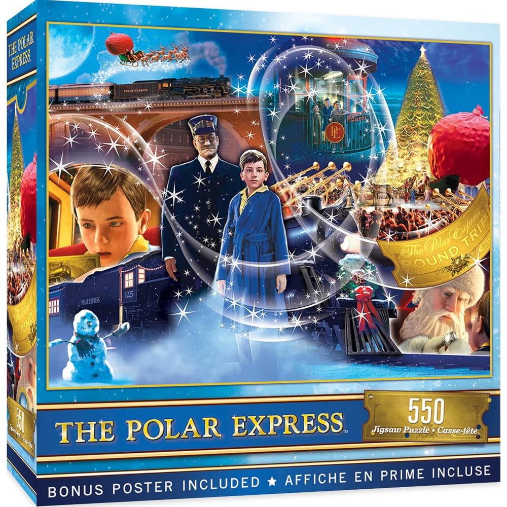 imageMasterPieces 500 Piece Christmas Jigsaw Puzzle The Polar Express 15x21