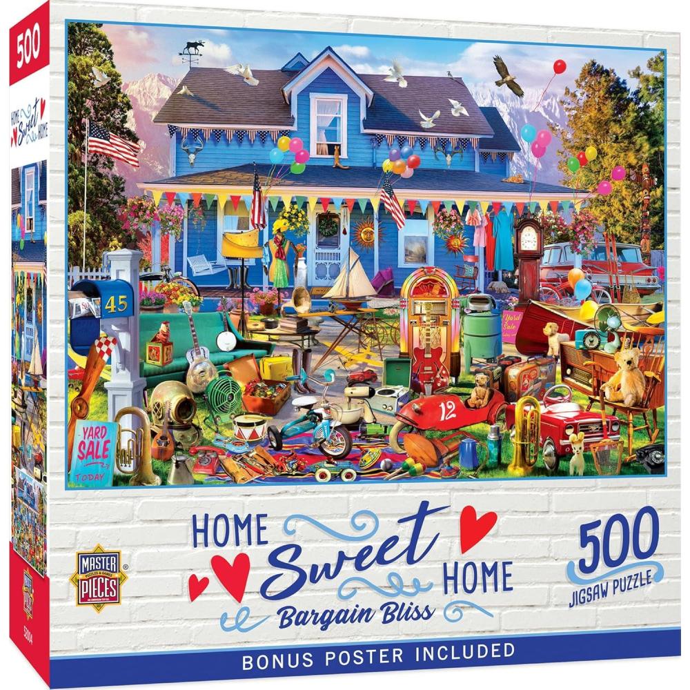 imageMasterPieces 550 Piece Jigsaw Puzzle for Adults Family Or Youth Pets Play Room 18x24Bargain Bliss