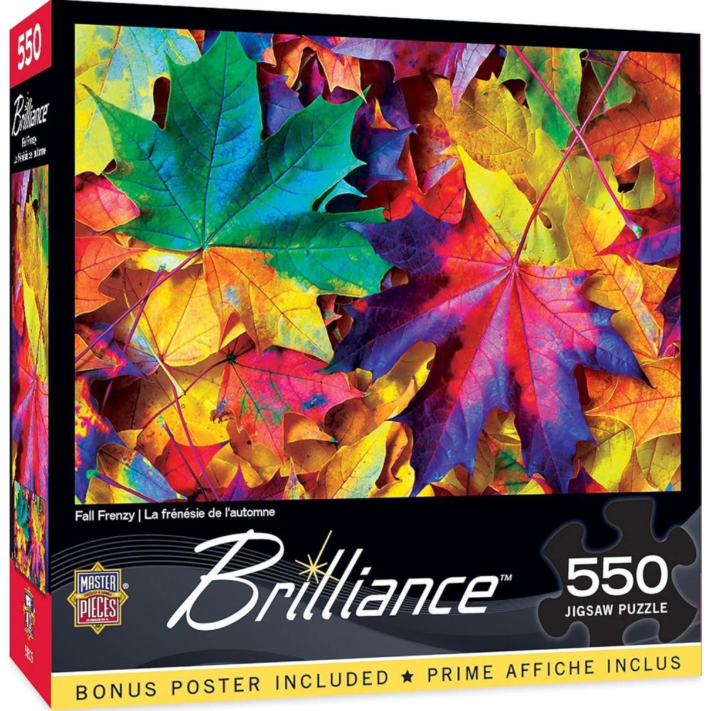 imageMasterPieces 550 Piece Jigsaw Puzzle for Adults and Family Fall Frenzy 18x24Fall Frenzy