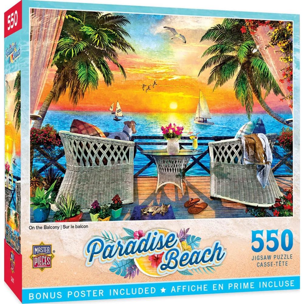 imageMasterpieces 550 Piece Jigsaw Puzzle For Adults and Family Hawaiian Life 18x24On the Balcony