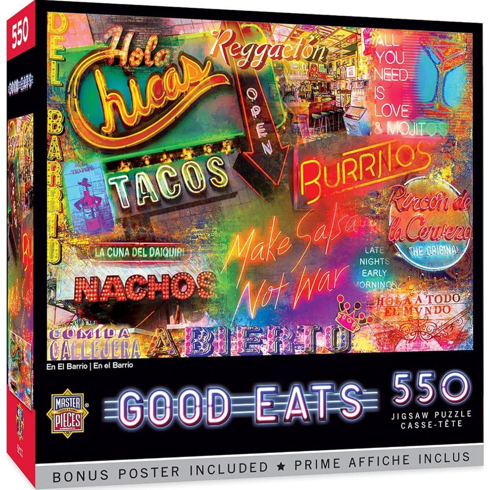 imageMasterpieces 550 Piece Jigsaw Puzzle For Adults and Family  Late Night Grub  18x24En El Barrio