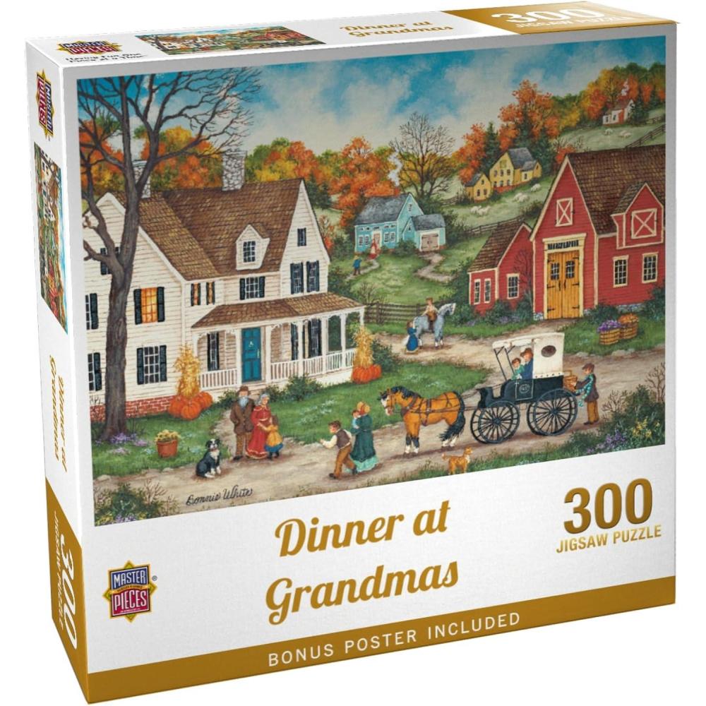 imageMasterpieces 550 Piece Jigsaw Puzzle for Adults and Family  Dinner at Grandmas  18x24300 Piece