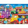 Food Truck – Carnival Treats 1000pc Puzzle – Jigsaw Puzzle with Vibrant Artwork and Durable Pieces – Fun Family Activity, Brain Challenge, and Educational Entertainment for Kids, Teens, and Adults(300 Piece)