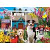 MasterPieces – 1000 Piece Jigsaw Puzzle, Birthday Party, Funny Animals, Activity for Adults, Family, Kids, Matte Finish, 19.25″ x 26.75″(Dog Country Resort)