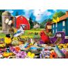 MasterPieces – 1000 Piece Jigsaw Puzzle, Birthday Party, Funny Animals, Activity for Adults, Family, Kids, Matte Finish, 19.25″ x 26.75″(On the Fence)