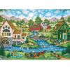 MasterPieces – 1000 Piece Jigsaw Puzzle, Changing Times, Fun for Adults, Family, Kids, 19.25″ x 26.75″(Millside Picnic)