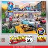 MasterPieces – 1000 Piece Jigsaw Puzzle, Drive Through on Route 66, Fun for Adults, Family, Kids, 19.25″ x 26.75″(Rockin Rollin on 66)