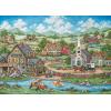 MasterPieces – 550 Piece Jigsaw Puzzle, The Days End, Fun for Adults, Family, Kids, 18″ x 24″(Lazy Days of Summer)