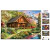 MasterPieces 1000 Piece Jigsaw Puzzle for Adults, Family, Or Youth – Fishing with Pappy – 19.25″x26.75″(Mountain Retreat)