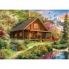 MasterPieces 1000 Piece Jigsaw Puzzle for Adults, Family, Or Youth – Fishing with Pappy – 19.25″x26.75″(Mountain Retreat)