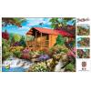 MasterPieces 1000 Piece Jigsaw Puzzle for Adults, Family, Or Youth – Fishing with Pappy – 19.25″x26.75″(Time Away – Cascading Cabin)