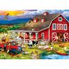 MasterPieces 1000 Piece Jigsaw Puzzle for Adults, Family, Or Youth – The Barnyard Crowd – 26.75″x 19.25″(The Barnyard Crowd)