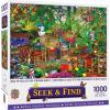 MasterPieces 1000 Piece Seek & Find Jigsaw Puzzle for Adults, Family, Or Youth – Van Life – 19.25″x26.75″(Garden Hideaway)