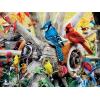 MasterPieces 300 Piece EZ Grip Jigsaw Puzzle – Feathered Reflections – 18″x24″(Backyard Birds)