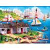MasterPieces 300 Piece EZ Grip Jigsaw Puzzle – Painter’s Point – 18″x24″(300 Piece)