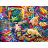 MasterPieces 550 Piece Jigsaw Puzzle for Adults, Family, Or Youth – Pet’s Play Room – 18″x24″(Pet’s Play Room)