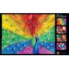 MasterPieces 550 Piece Jigsaw Puzzle for Adults and Family – Fall Frenzy – 18″x24″(Peacock Delight)