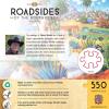 MasterPieces Roadsides of The Southwest – Into The Valley 550pc Puzzle(Gallos Blancos)
