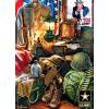 MasterPieces US Army Firepower 1000 Piece Jigsaw Puzzle – Jigsaw Puzzle with Vibrant Artwork and Durable Pieces – Fun Family Activity, Brain Challenge, and Educational Entertainment for Kids or Teens(Men of Honor)