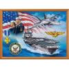 MasterPieces US Army Firepower 1000 Piece Jigsaw Puzzle – Jigsaw Puzzle with Vibrant Artwork and Durable Pieces – Fun Family Activity, Brain Challenge, and Educational Entertainment for Kids or Teens(US Navy Anchors Aweigh)
