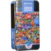 Masterpieces 1000 Piece Jigsaw Puzzle with Collectible Tin Case – All My Marbles – 11.25″x16.75″(Rainbow Flow)