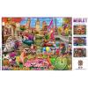 Masterpieces 300 Piece EZ Grip Jigsaw Puzzle – Dog Gone Days – 18″x24″(300 Piece)