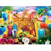 Masterpieces 550 Piece Jigsaw Puzzle For Adults and Family – Hawaiian Life – 18″x24″(Picnic on The Beach)