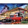 Masterpieces 550 Piece Jigsaw Puzzle for Adults and Family – Starlite Drive-in – 18″x24″(300 Piece)