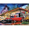 Masterpieces 550 Piece Jigsaw Puzzle for Adults and Family – Starlite Drive-in – 18″x24″(550 Piece)