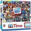 MasterPieces – 1000 Piece Jigsaw Puzzle, 70’s TV Shows Collage, Fun for Adults, Family, Kids, Non-Glare Finish, 19.25″ x 26.75″(60s Shows)