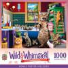 MasterPieces – 1000 Piece Jigsaw Puzzle, Birthday Party, Funny Animals, Activity for Adults, Family, Kids, Matte Finish, 19.25″ x 26.75″(Bathtime Antics)