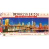 MasterPieces – 1000 Piece Jigsaw Puzzle, Boston Skyline Panoramic, Fun for Adults, Family, Kids 13″x39(Brooklyn Bridge NYC)