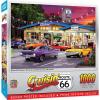 MasterPieces – 1000 Piece Jigsaw Puzzle, Drive Through on Route 66, Fun for Adults, Family, Kids, 19.25″ x 26.75″(Route 66 Pitstop)