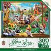 MasterPieces – 300 Piece Jigsaw Puzzle, Large EZ Grip Shapes, Afternoon Siesta, Fun for Adults, Seniors, Family, Kids, Matte Finish, 18″x24″(300 Piece)