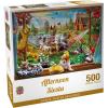 MasterPieces – 300 Piece Jigsaw Puzzle, Large EZ Grip Shapes, Afternoon Siesta, Fun for Adults, Seniors, Family, Kids, Matte Finish, 18″x24″(500 Piece)