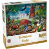 MasterPieces – 300 Piece Jigsaw Puzzle, Large EZ Grip Shapes, Farmland Frolic, Fun for Adults, Seniors, Family, Kids, Matte Finish, 18″ x24(1000 Piece)