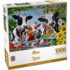 MasterPieces – 300 Piece Jigsaw Puzzle, Large EZ Grip Shapes, Moo Love, Fun for Adults, Seniors, Family, Kids, Matte Finish, 18″x24(1000 Piece)