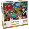 MasterPieces – 300 Piece Jigsaw Puzzle, Large EZ Grip Shapes, Welcoming Committee, Fun for Adults, Seniors, Family, Kids, Matte Finish, 18″ x24(500 Piece)