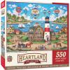 MasterPieces – 550 Piece Jigsaw Puzzle, The Days End, Fun for Adults, Family, Kids, 18″ x 24″(Balloons over the Bay)